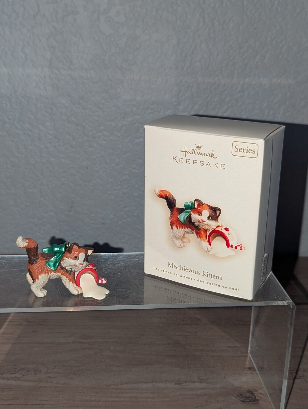 Hallmark Keepsake 2008 Mischievous Kittens Ornament #10 Calico Cat